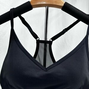 PINK Ultimate Sports Bra Black Racerback Size L